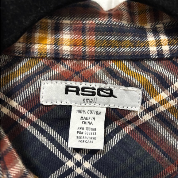RSQ Multicolor Plaid Shirt - Picture 2 of 3